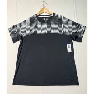 Real Madrid T shirt Sleeve Black Soccer Futbol Men's XL  T-Shirt NWT